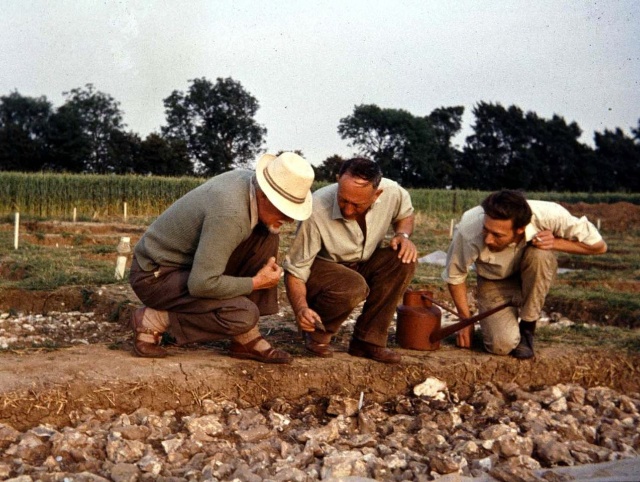 Max Dacre with colleagues